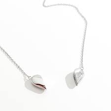 Magnetic Heart Silver Pendant